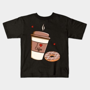 Coffee Break Kids T-Shirt